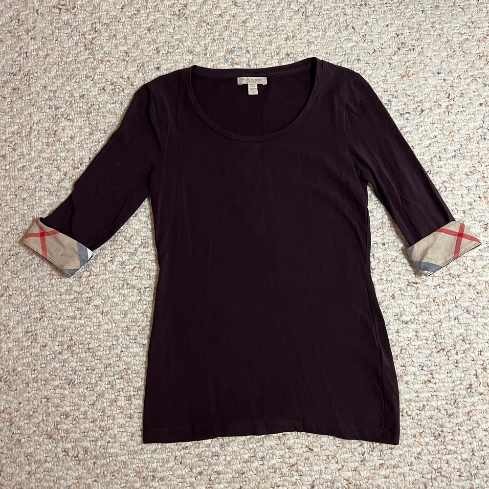 Burberry, Size XS, Eggplant